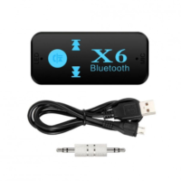 Бездротовий адаптер Bluetooth, приймач, аудіо ресивер BT-X6 TF card - Зображення 3