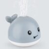 Іграшка для ванної Qinye Toys. Кит спрей світиться з фонтаном. Сірий - Зображення 3