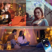 Розумна світлодіодна гірлянда RGB для ялинки та новорічного декору (керування кольору з телефона) 3м 30 LED - Зображення 4