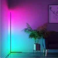 Кутова LED RGB Bluetooth лампа торшер із сенсорним пультом та управління додатком Corner Light - Зображення 2