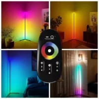 Кутова LED RGB Bluetooth лампа торшер із сенсорним пультом та управління додатком Corner Light - Зображення 4